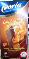 Tablette fourrée chocolat au lait caramel à la fleur de sel de Guérande - 125g