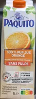 100% pur jus - jus d'orange sans pulpe
