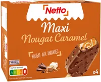 Maxibat gourmand caramel - nougat (G) enrobage chocolat au lait - nougat amandes x4 - 100mL