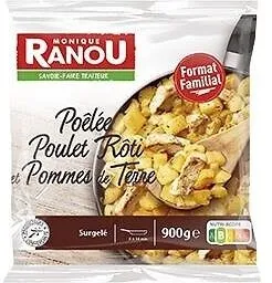 Poêlée poulet rôti et pommes de terre 900g MR