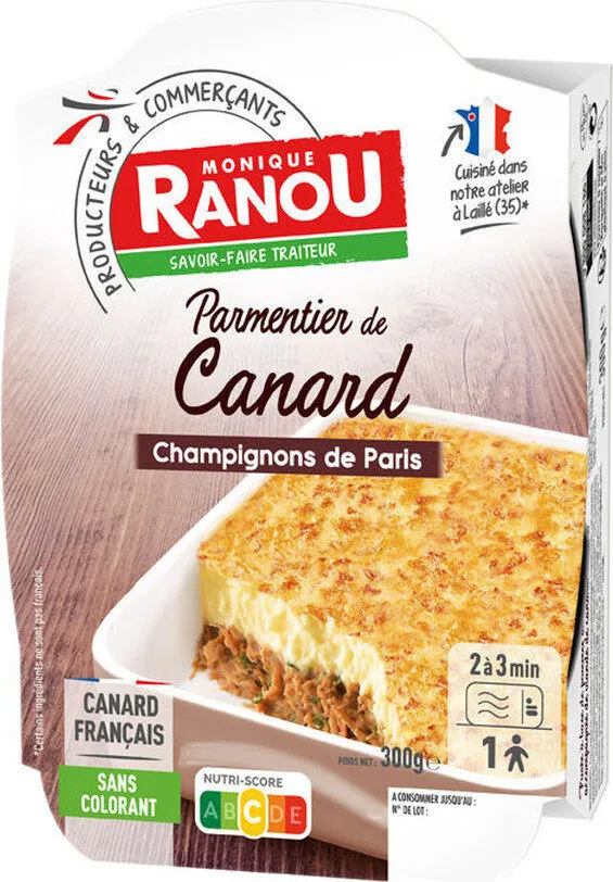 Parmentier de canard