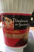 Cup Nouilles saveur boeuf - 65g - Itinéraire Des Saveurs
