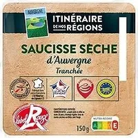 LS saucisse auvergne LR TRANCHEE 150G - Massif TRAD