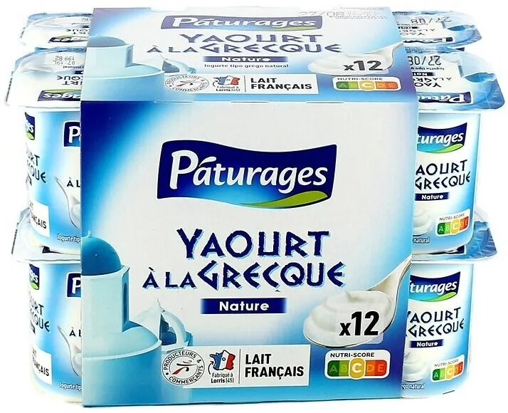 Yaourt a la grecque nature 12x125g