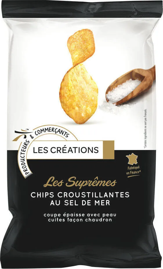Les suprêmes chips croustillantes au sel de mer