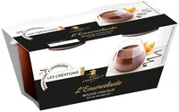 Mousse au chocolat noir premium 2x90g