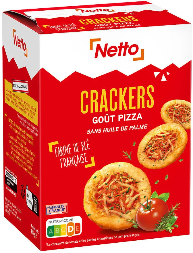 Crackers goût pizza 85g
