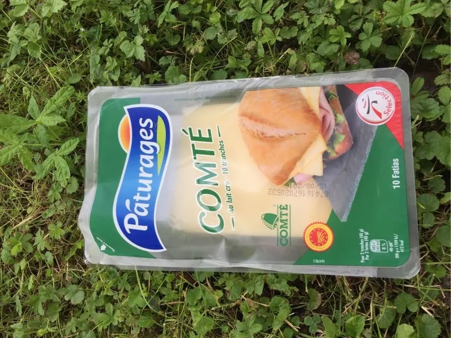 Pâturages Comté au lait cru en tranches la barquette de 200 g