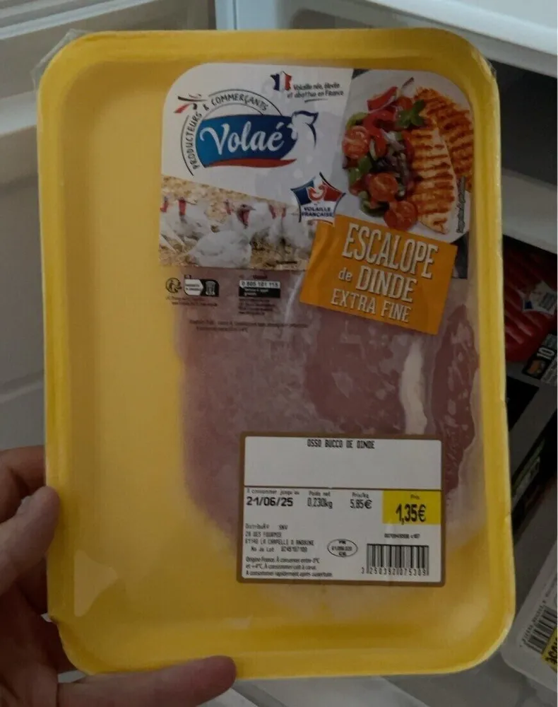 ESCALOPE de DINDE EXTRA FINE