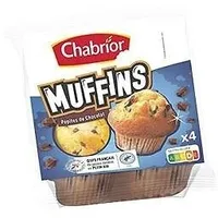 Muffins aux pépites de chocolat x4 - ADO