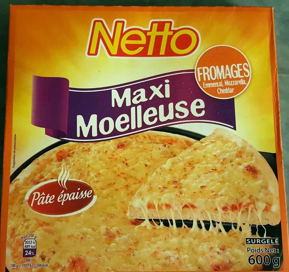 Pizza Maxi Gourmande Fromages surgelée 600g