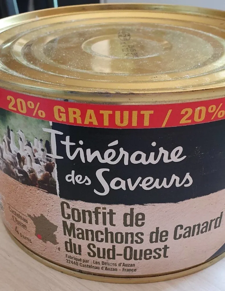 Confit de Manchons de Canard du Sud-Ouest
