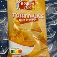 Tortilla chips Goût Fromage