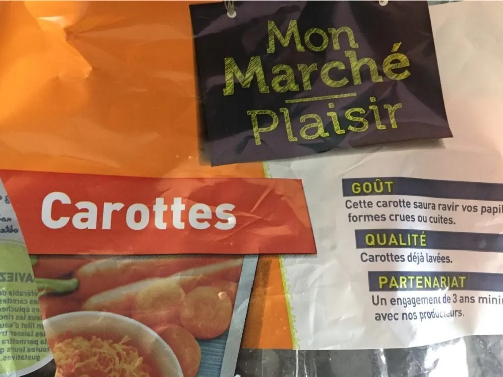 Mon Marché Plaisir Carottes le filet de 1,5