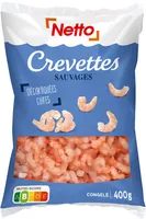 Crevettes sauvage decortiquees cuites 400g