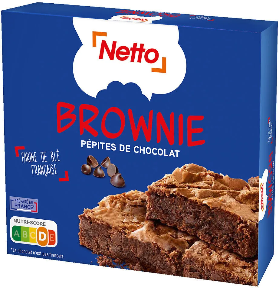 Brownie au chocolat et aux pépites de chocolat