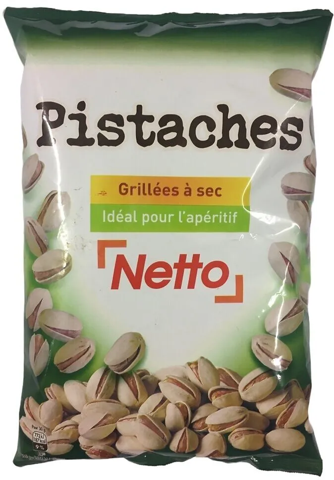 Pistaches grillées à sec