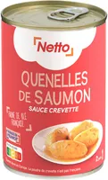 Quenelles de saumon sauce crevette 400g