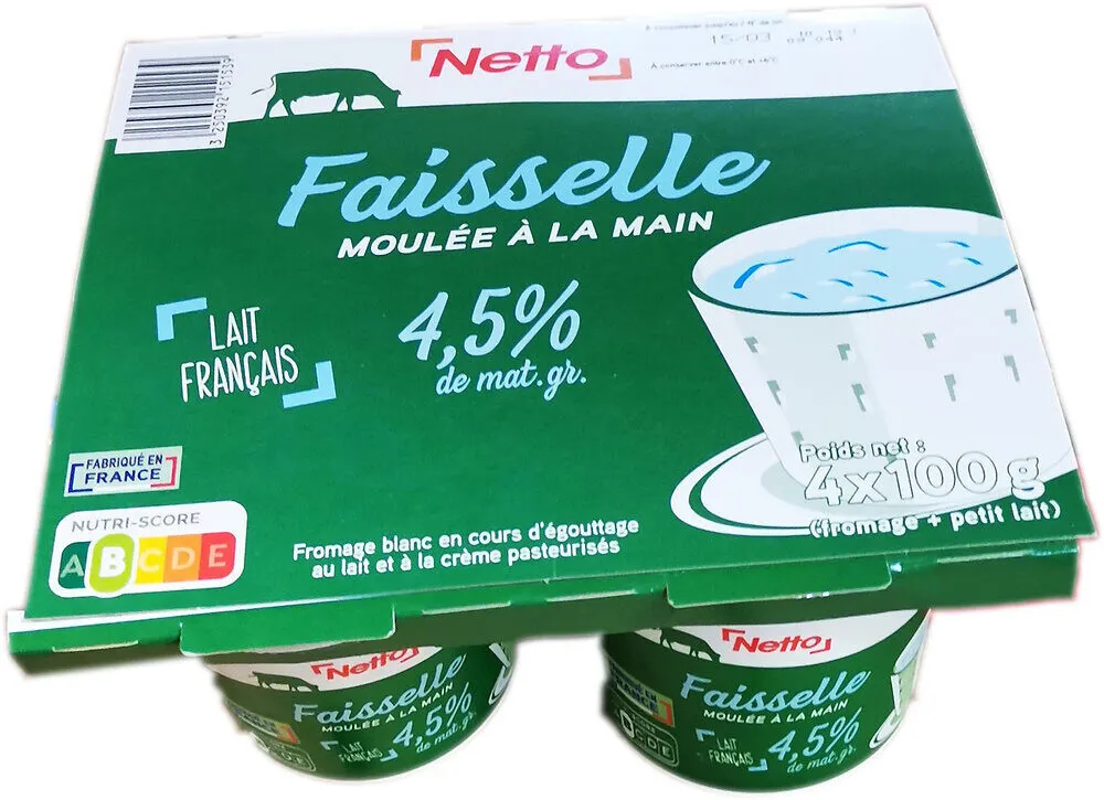 Faisselle 4x100g