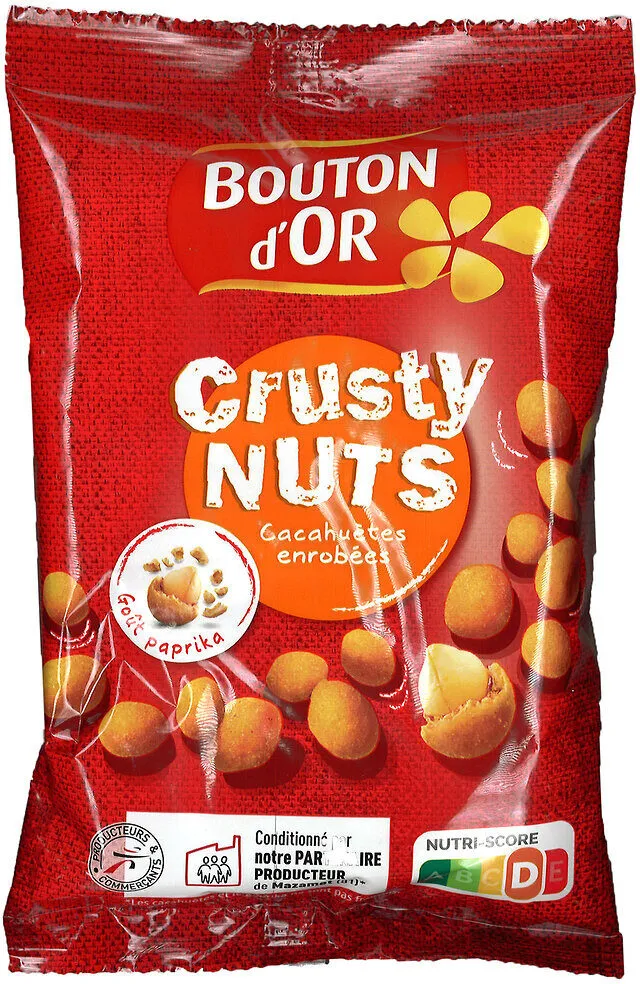 Cacahuètes enrobées goût paprika - Crusty Nuts
