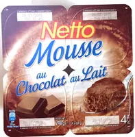 Mousse au chocolat au lait 4x60g