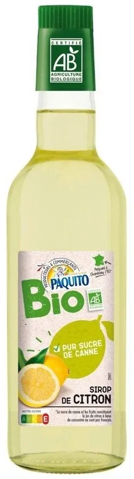 Sirop Citron BIO 50cl