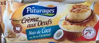 Crème aux oeufs noix de coco sur lit de caramel 400g