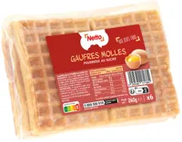 Gaufres molles poudrées x6 - 260 g (Netto)