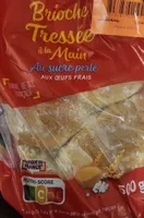 Brioche tressée à la main