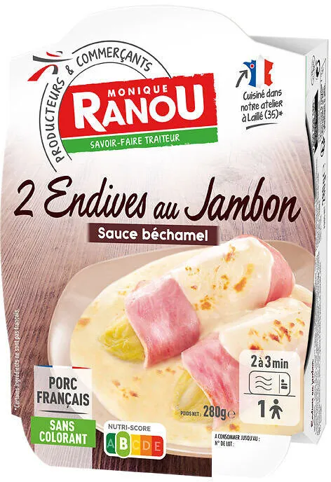 2 ENDIVES AU JAMBON 280g