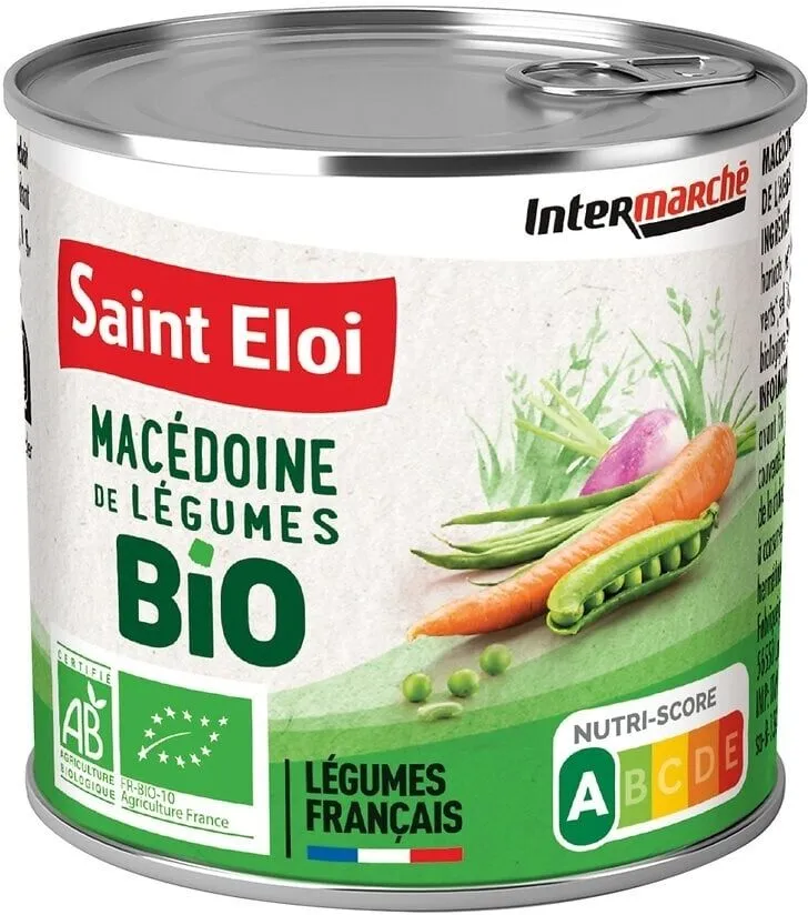 Macédoine de légumes BIO - Bocal 446 mL