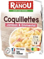 COQUILLETTES AU JAMBON ET AU FROMAGE 280g