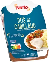 DOS DE CABILLAUD A LA PROVENCALE ET ECRASE DE POMMES DE TERRE 280g
