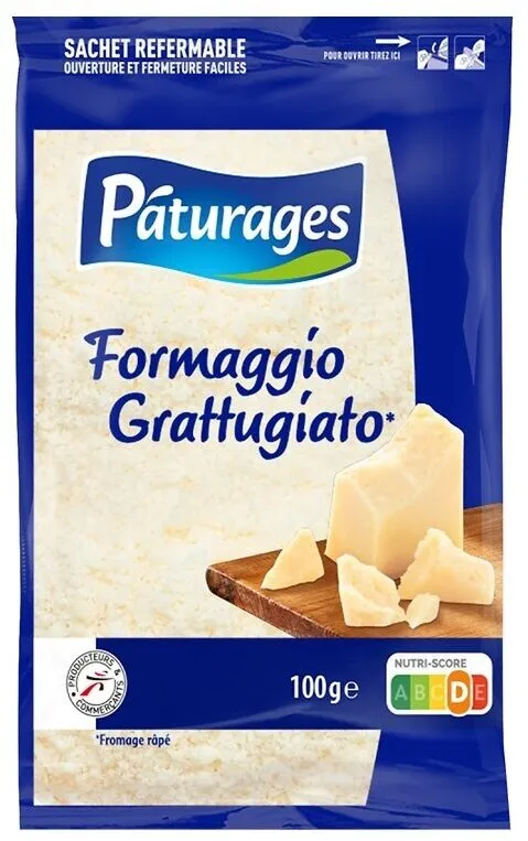 FORMAGGIO GRATTUGIATO 100g
