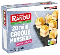 20 mini croque-monsieur surgeles