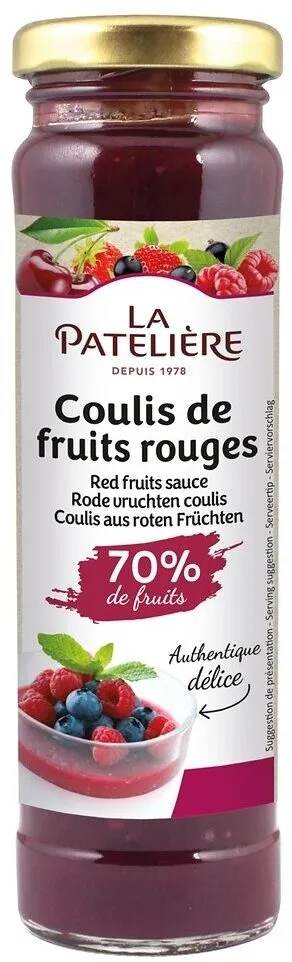 Coulis 4 fruits rouges