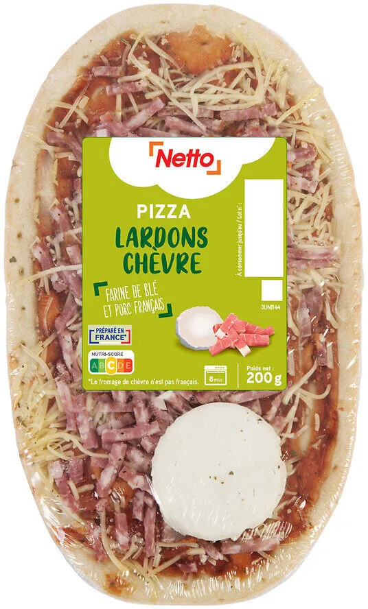 Pizza 200g - lardons chevre