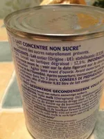 Pâturages Lait concentré non sucré entier 410 g