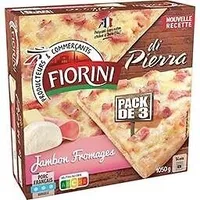 Pizza Di Pierra jambon fromage x3
