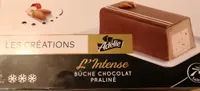 L'intense  Bûche chocolat praliné  8 parts
