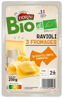 Ravioli 3 fromages bio 250g