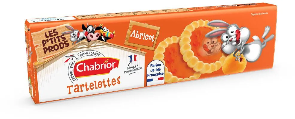 Tartelettes rondes abricot 150g