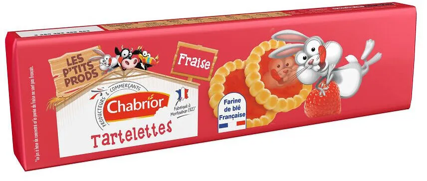 Tartelettes fraise rondes 150g - P'tits Prods