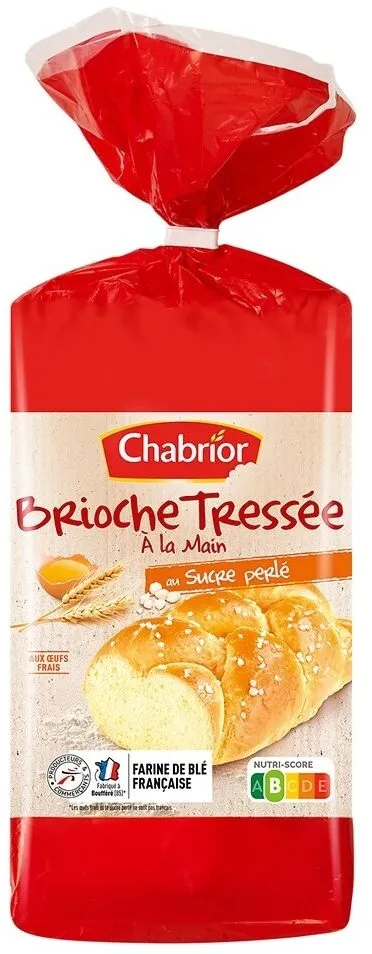 Brioche tressée perles de sucre 500g