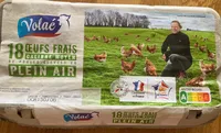 Œufs frais moyen de poules élevées en plein