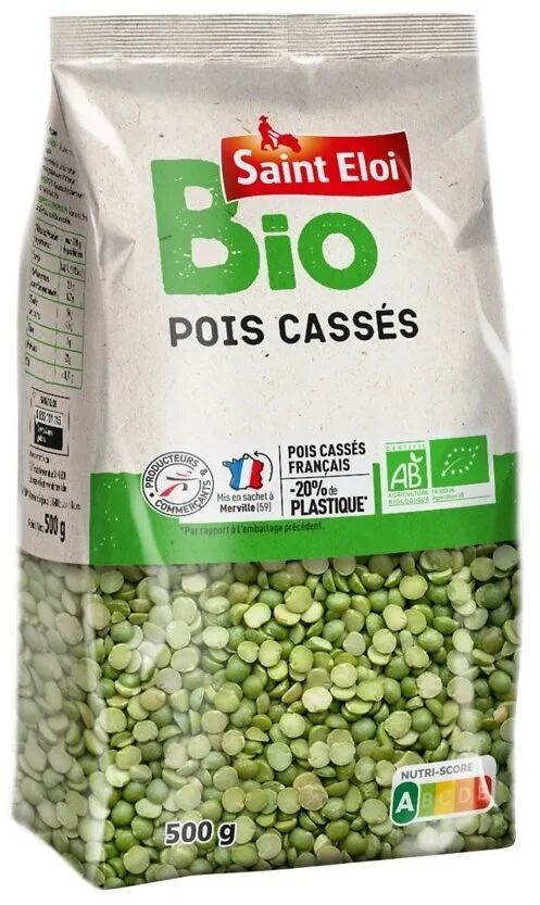 Pois casses 500g bio saint eloi bio