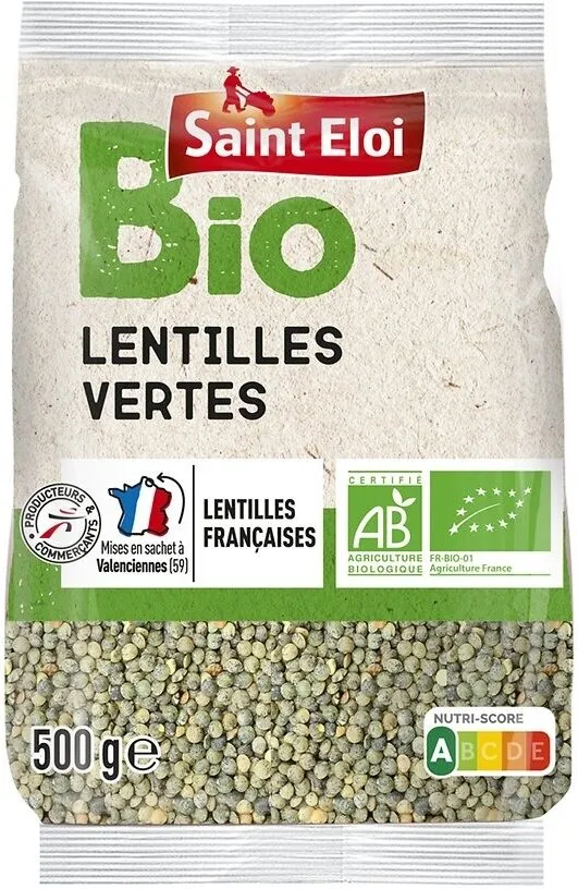 Lentille verte 500g bio