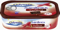 Sardines à l'huile de tournesol et au piment 135g