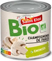 Champignons de paris émincés bio