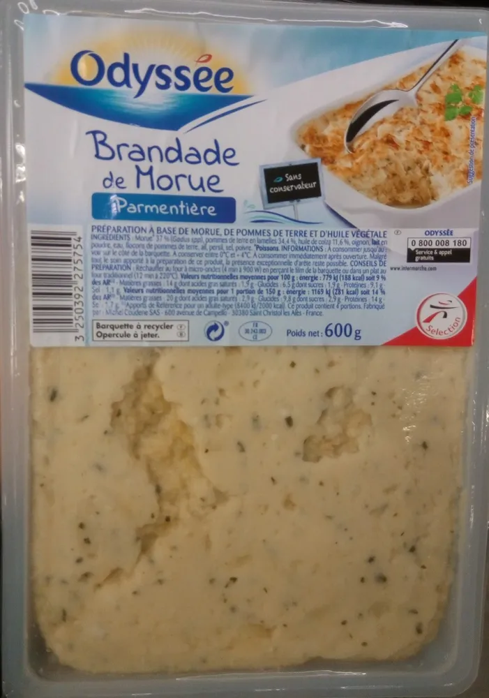 Brandade de Morue parmentière